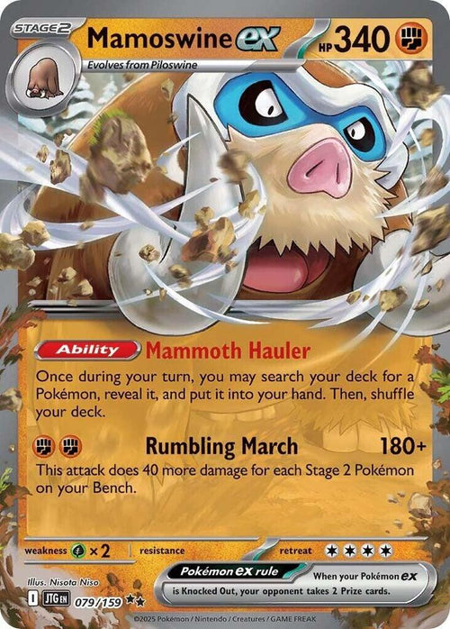 Mamoswine EX 079/159 - SV09 Journey Together