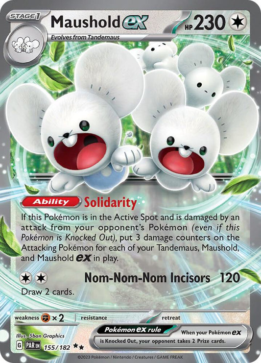 Maushold EX 155 - Paradox Rift Pokémon kaart kopen - Elite TCG Shop