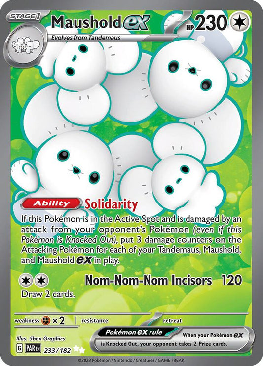 Maushold EX 233 - Paradox Rift Full Art Pokémon kaart kopen - Elite TCG Shop