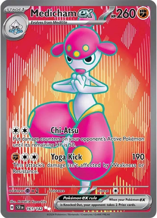 Medicham EX 161 - Stellar Crown Full Art Pokémon kaart kopen - Elite TCG Shop