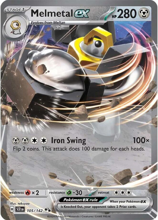 Melmetal EX 105 - Stellar Crown Pokémon kaart kopen - Elite TCG Shop