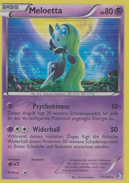 Meloetta Holo 77 - Boundaries Crossed Pokémon kaart kopen - Elite TCG Shop