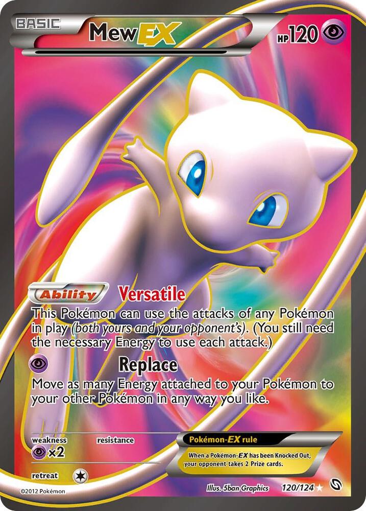 Mew EX 120/124 - Dragons Exalted Full Art Pokémon kaart kopen - Elite TCG Shop
