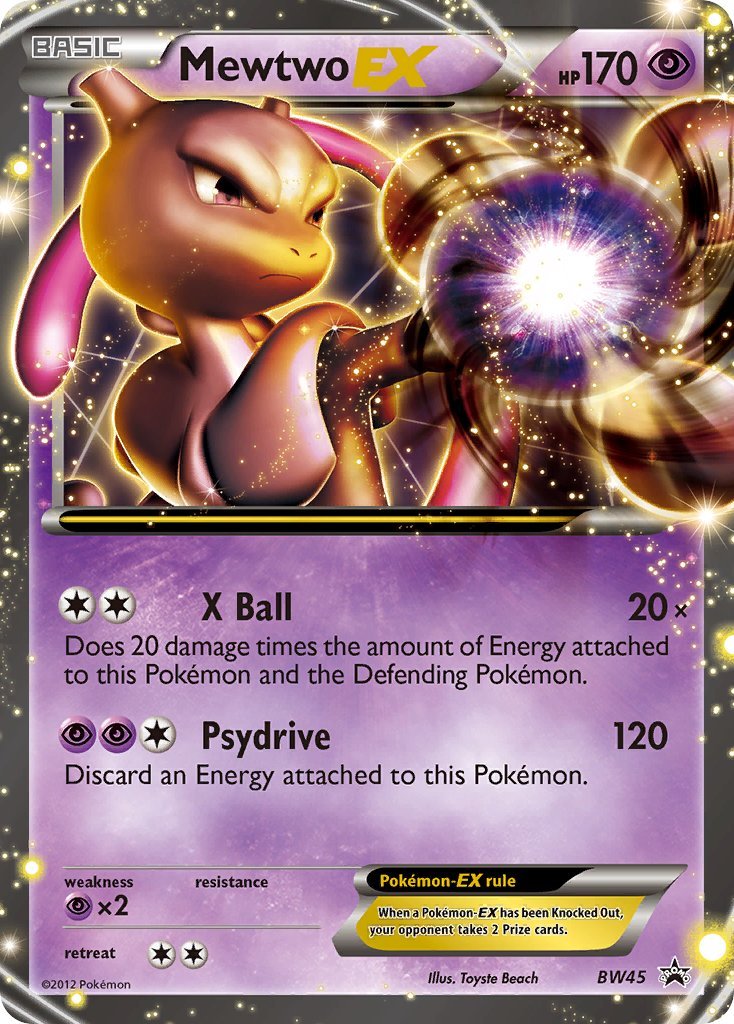 Mewtwo EX - BW45 - Black and White Promos Pokémon kaart kopen - Elite TCG Shop