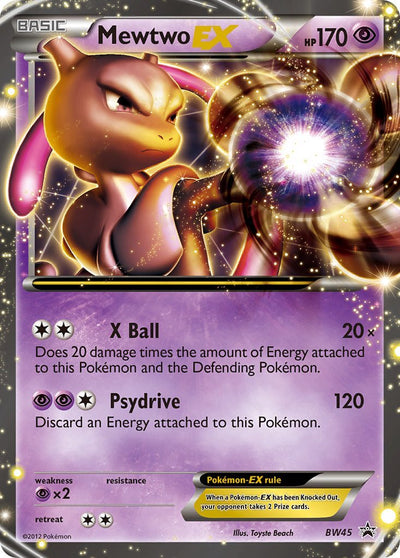Mewtwo EX - BW45 - Black and White Promos