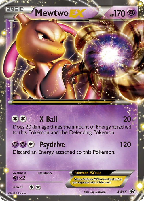 Mewtwo EX - BW45 - Black and White Promos