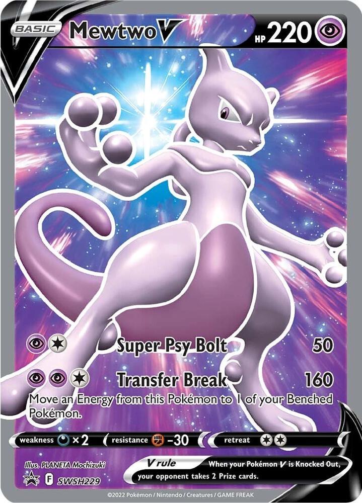 Mewtwo V SWSH229 - Sword & Shield Promo Pokémon kaart kopen - Elite TCG Shop