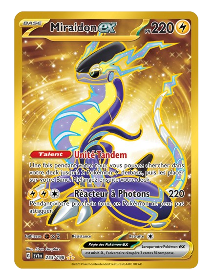 Miraidon ex 253/198 - Scarlet & Violet Base Set