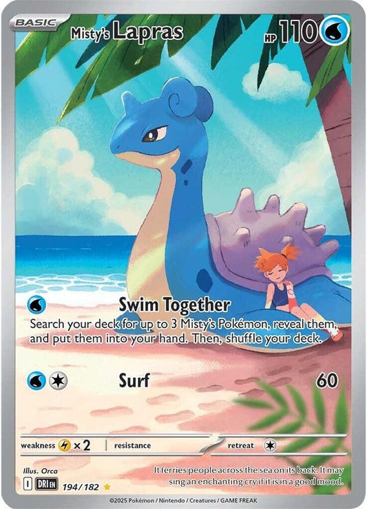 Misty's Lapras 194/182 - Destined Rivals Pokémon kaart kopen - Elite TCG Shop