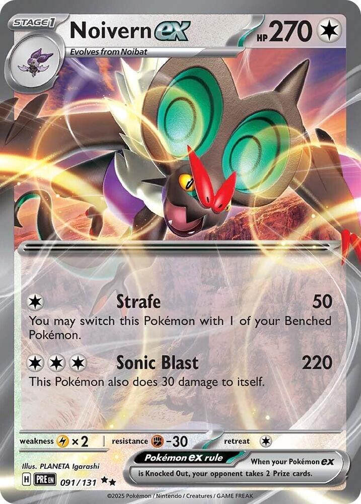 Noivern ex 091/131 - Prismatic Evolutions Pokémon kaart kopen - Elite TCG Shop