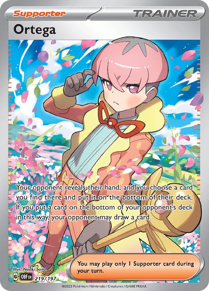 Ortega 219 - Obsidian Flames Full Art Pokémon kaart kopen - Elite TCG Shop