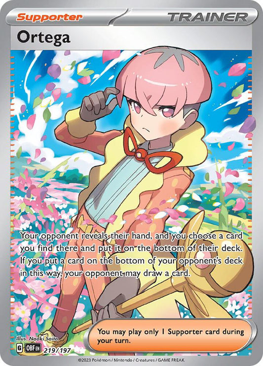 Ortega 219 - Obsidian Flames Full Art Pokémon kaart kopen - Elite TCG Shop