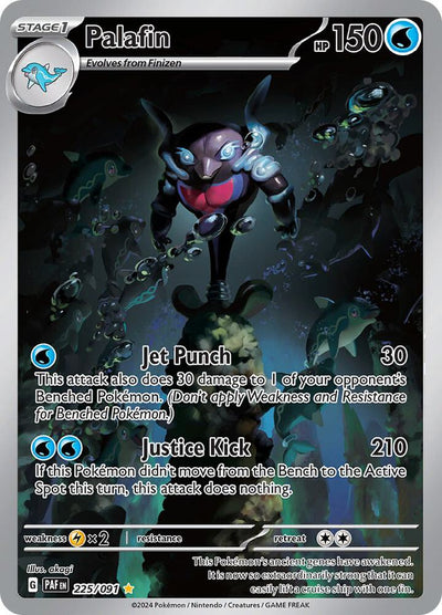 Palafin 225 - Paldean Fates Art Rare