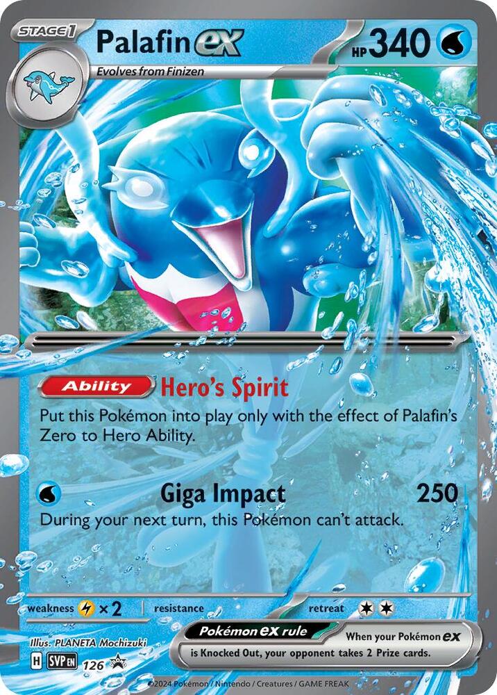 Palafin ex - 126 - SV: Scarlet & Violet Promo Cards Pokémon kaart kopen - Elite TCG Shop