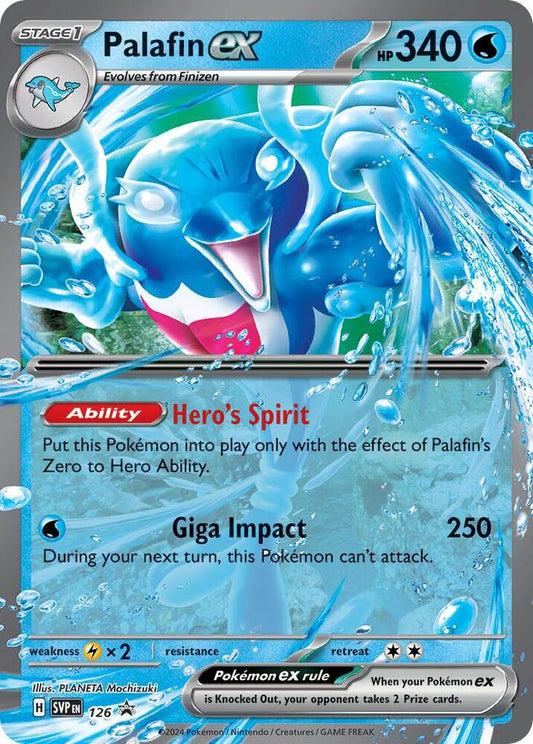 Palafin ex - 126 - SV: Scarlet & Violet Promo Cards Pokémon kaart kopen - Elite TCG Shop