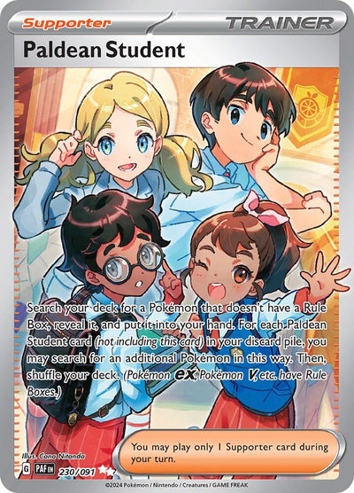 Paldean Student 230 - Paldean Fates Full Art