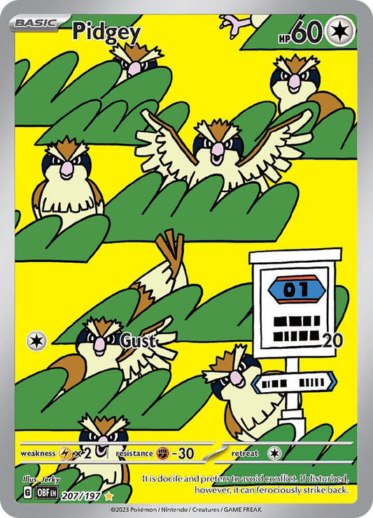 Pidgey 207/197 - Obsidian Flames Pokémon kaart kopen - Elite TCG Shop