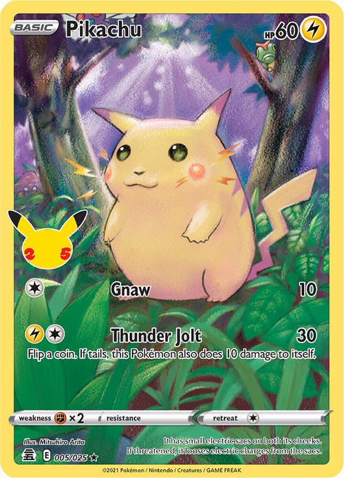 Pikachu 005/025 - Celebrations