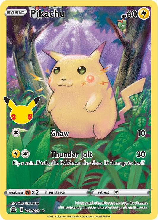 Pikachu 005/025 - Celebrations Pokémon kaart kopen - Elite TCG Shop