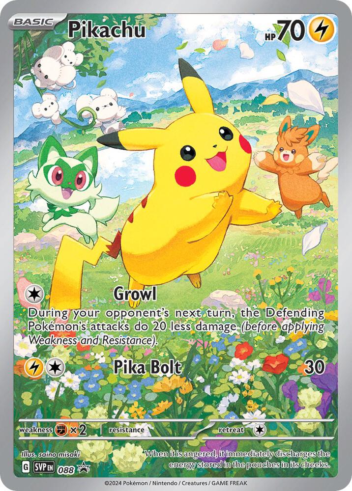 Pikachu 088 - SV Scarlet & Violet Promo Cards Pokémon kaart kopen - Elite TCG Shop