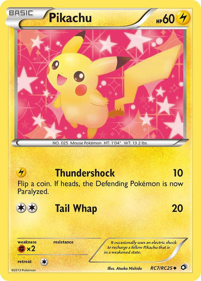 Pikachu RC7 - Legendary Treasures Radiant Collection Holofoil