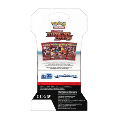 Pokemon Destined Rivals: Sleeved Booster Pack Pokémon kaart kopen - Elite TCG Shop