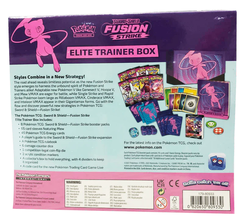 Pokemon Fusion Strike Elite Trainer Box Pokémon kaart kopen - Elite TCG Shop