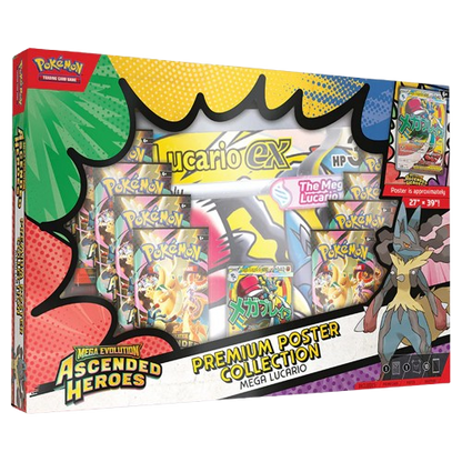 Pokemon Mega Lucario Premium Poster Collection Box Pokémon kaart kopen - Elite TCG Shop