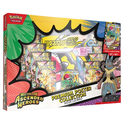 Pokemon Mega Lucario Premium Poster Collection Box Pokémon kaart kopen - Elite TCG Shop