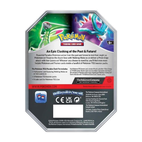 Pokémon Paradox Clash Tin Pokémon kaart kopen - Elite TCG Shop