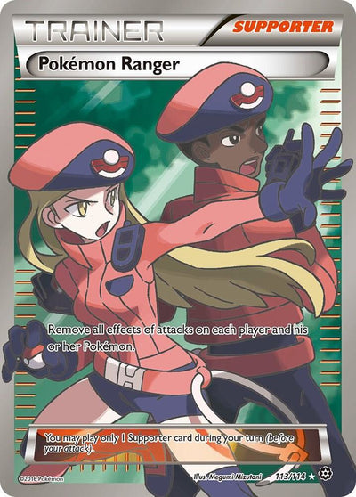 Pokémon Ranger 113/114 – Steam Siege Full Art Ultra Rare Holo