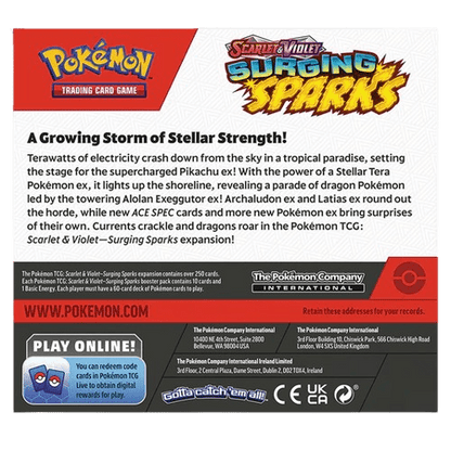 Pokemon Scarlet & Violet Surging Sparks Booster Box (36 packs) Pokémon kaart kopen - Elite TCG Shop