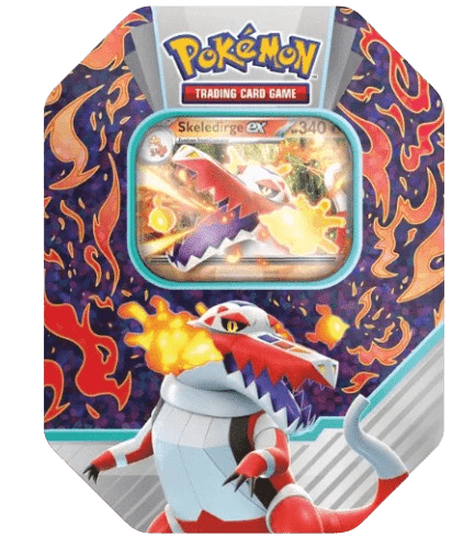 Pokémon Skeledirge EX Tin – Paldea Partners 2023 | Inclusief Booster Packs & Promo Card Pokémon kaart kopen - Elite TCG Shop