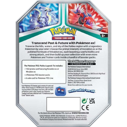 Pokémon Paldea Legends Tin