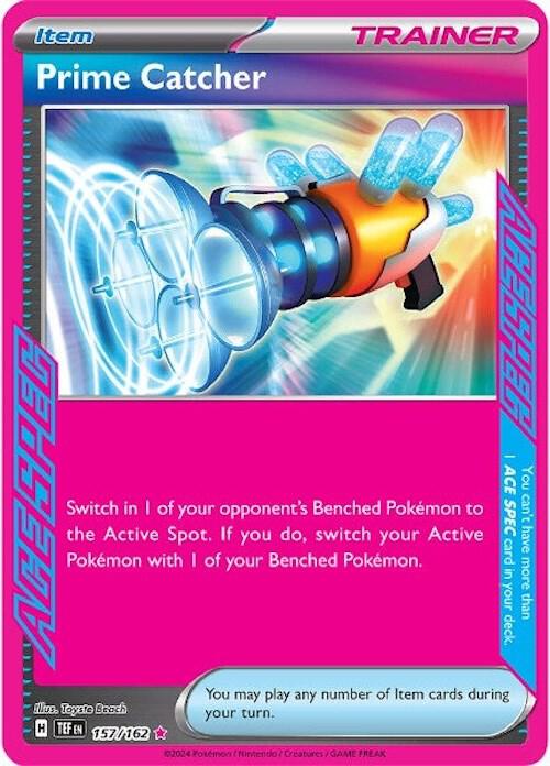 Prime Catcher ACE 157 - Temporal Forces Pokémon kaart kopen - Elite TCG Shop