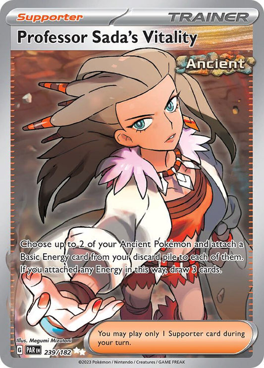 Professor Sada's Vitality 239 - Paradox Rift Full Art Pokémon kaart kopen - Elite TCG Shop