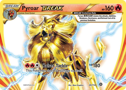 Pyroar BREAK 024 - Steam Siege Pokémon kaart kopen - Elite TCG Shop