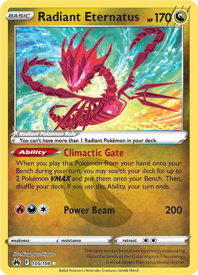 Radiant Eternatus 105 - Crown Zenith