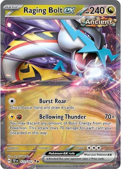Raging Bolt EX 123 - Temporal Forces Pokémon kaart kopen - Elite TCG Shop