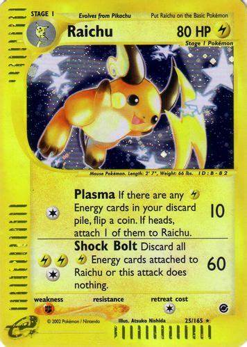 Raichu 025 - Expedition Holofoil