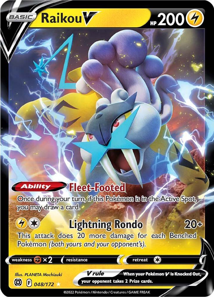 Raikou V 048/172 - Brilliant Stars Pokémon kaart kopen - Elite TCG Shop