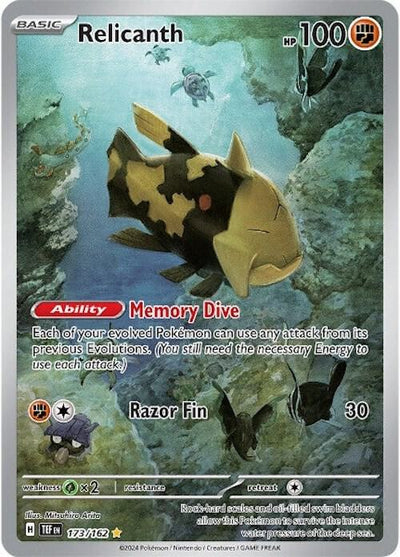 Relicanth 173 - Temporal Forces Art Rare