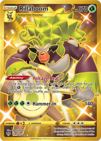 Rillaboom 197/189 - SWSH: Darkness Ablaze