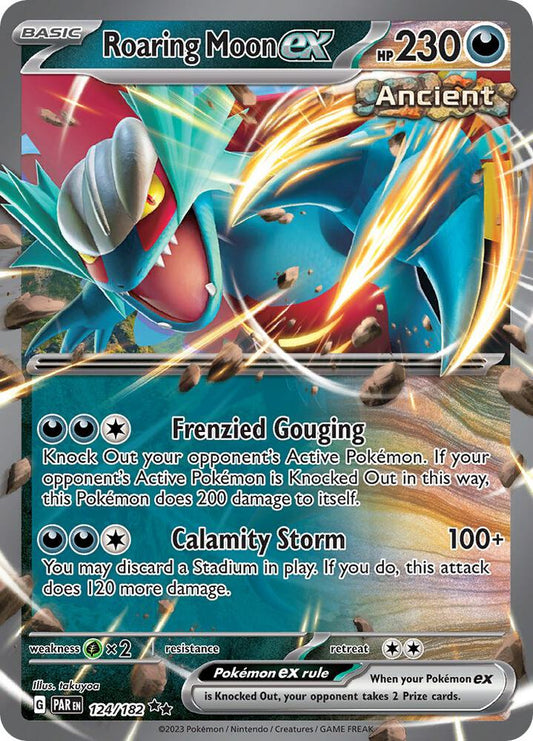 Roaring Moon ex 124/182 - Paradox Rift Pokémon kaart kopen - Elite TCG Shop
