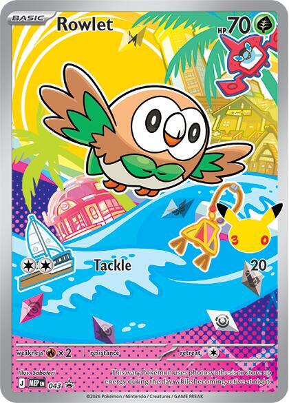 Rowlet 043 - ME Mega Evolution Promo Pokémon kaart kopen - Elite TCG Shop