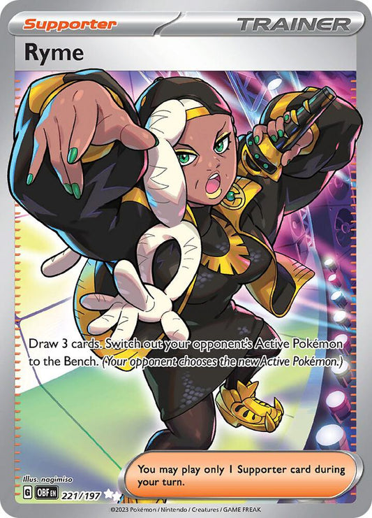 Ryme 221 - Obsidian Flames Full Art Pokémon kaart kopen - Elite TCG Shop