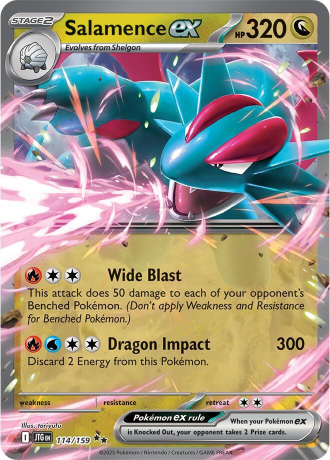 Salamence ex 114/159 - Journey Together Pokémon kaart kopen - Elite TCG Shop