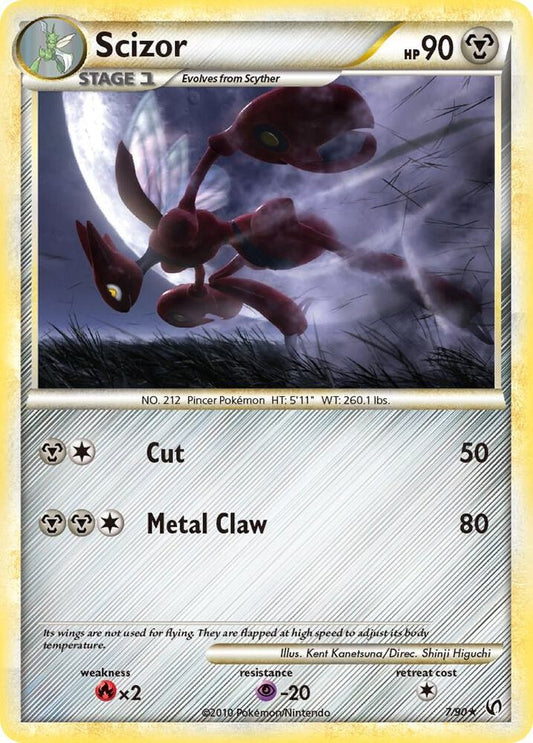 Scizor 007 - Undaunted Holofoil Pokémon kaart kopen - Elite TCG Shop
