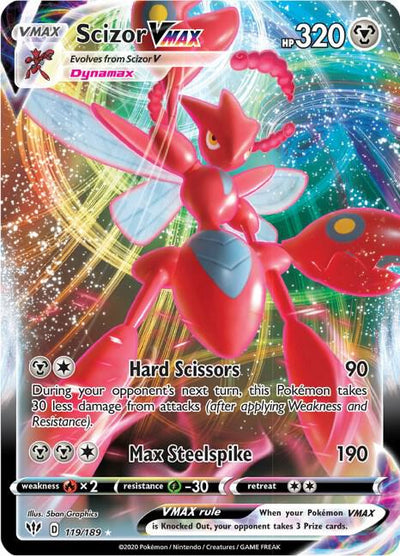 Scizor VMAX 119/189 - Darkness Ablaze