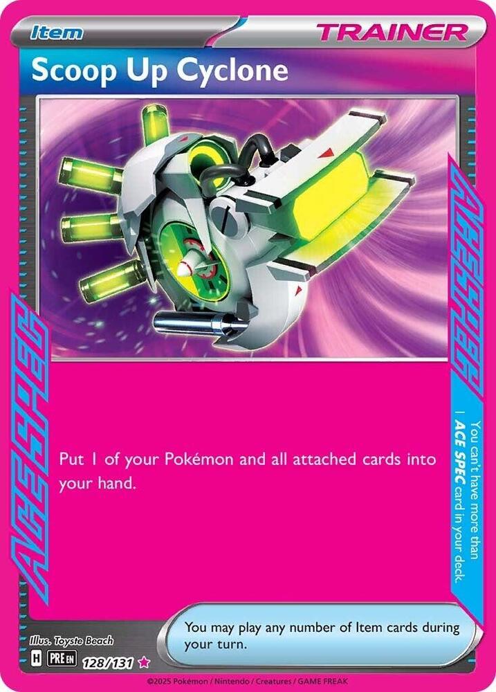Scoop Up Cyclone ACE 128 - Prismatic Evolutions Pokémon kaart kopen - Elite TCG Shop